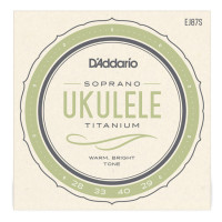 D'ADDARIO EJ87S TITANIUM UKULELE SOPRANO D'ADDARIO EJ87S TITANIUM UKULELE SOPRANO